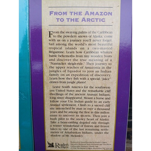 3 VHS Box Set Reader's Digest Incredible Journeys Around The World VHS Tape - Picture 10 of 10
